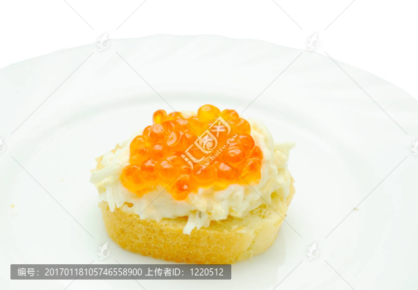 魚子醬三明治