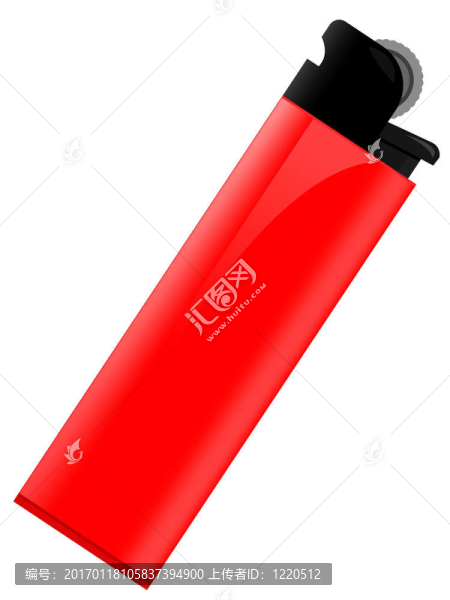 紅色的打火機