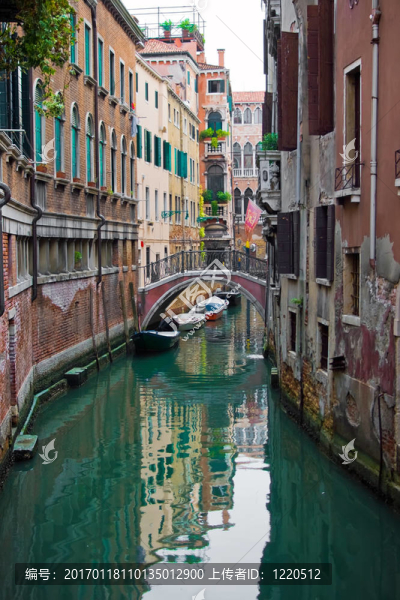 典型的威尼斯運河