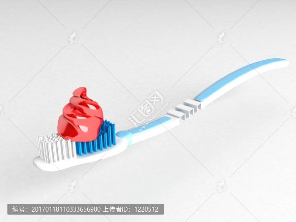 牙膏牙刷，