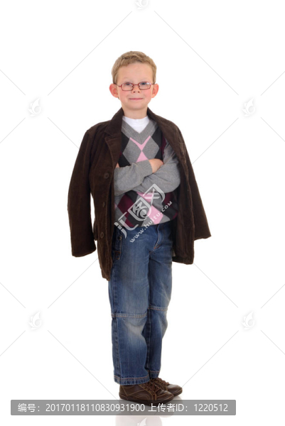 八歲的男孩