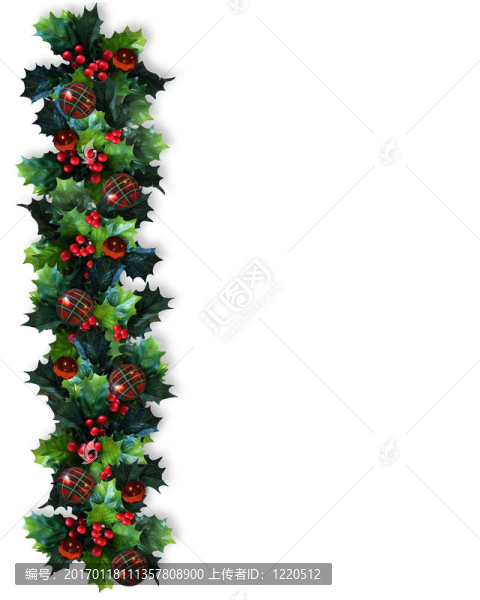 圣誕節(jié)和Holly,Garland