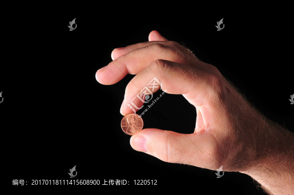 硬幣在手