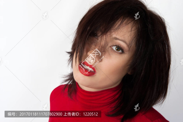 美麗的女人的臉