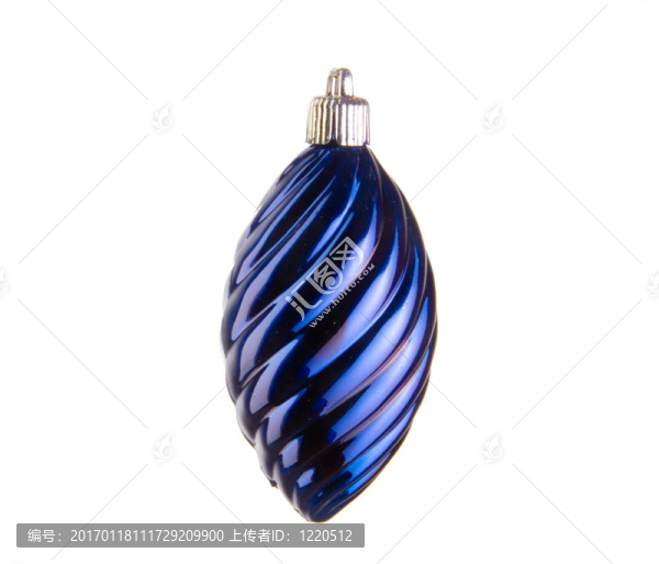 藍(lán)色圣誕冰柱