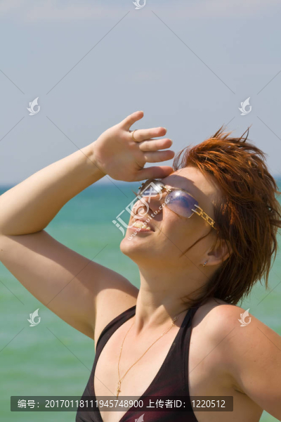 美麗的Young,Woman