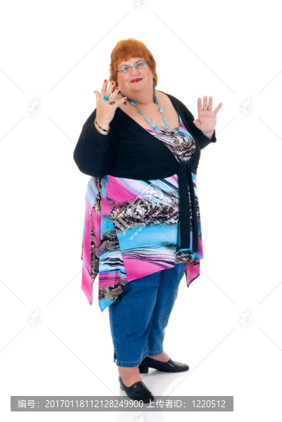 肥胖的女人