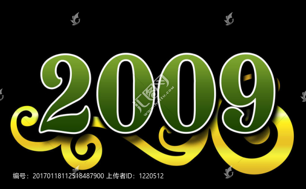 2009裝飾元素旗幟