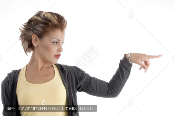 有吸引力的女人指示