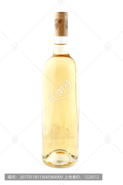 白色白葡萄酒瓶
