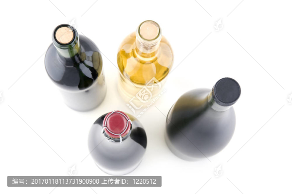 瓶上的白色