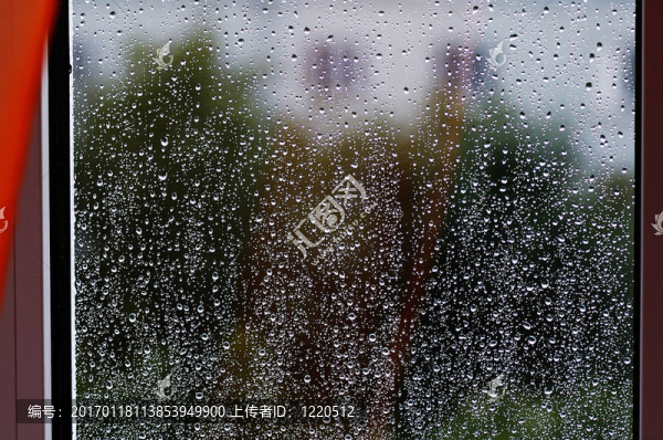 滴在窗口