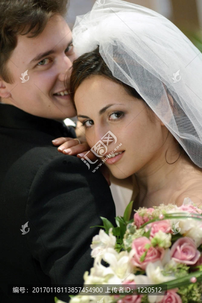 新婚夫婦在結(jié)婚的那一天
