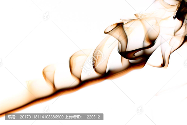 彩色的煙霧