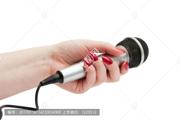 麥克風(fēng)在白