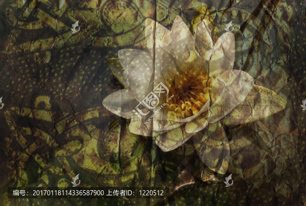 舊帆布與水的形象