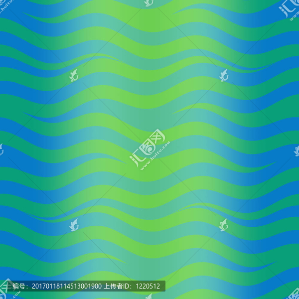 波浪狀的發(fā)光的顏色