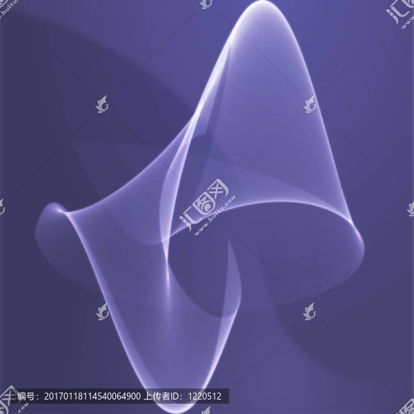 波浪狀的發(fā)光的顏色