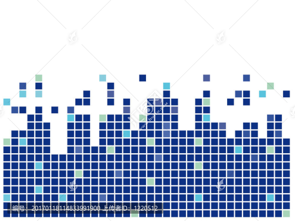 藍(lán)色馬賽克背景
