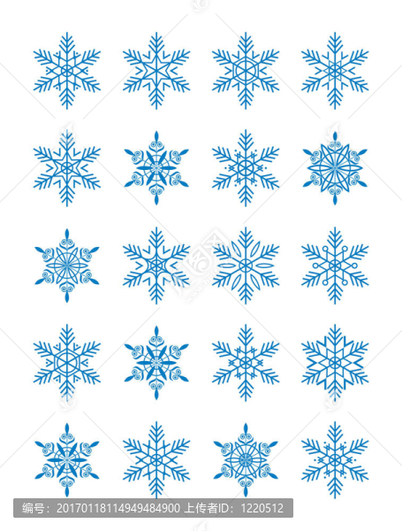 圣誕雪花1
