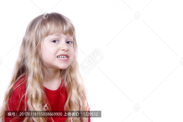 傻傻的笑