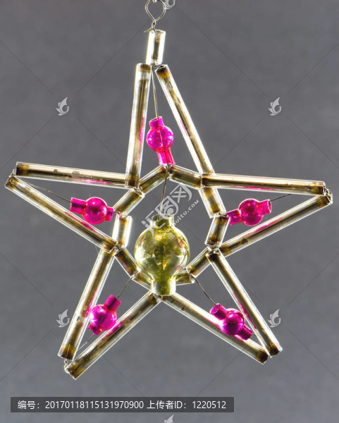 老式的圣誕star-ornament