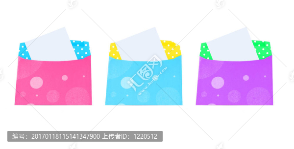 帶有空白票據(jù)的生日信封