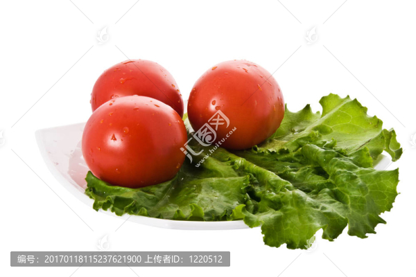 番茄和綠色沙拉-匯圖網(wǎng) www.fosd68.com 番茄和綠色沙拉