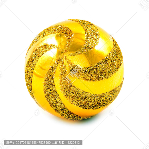 金色圣誕球