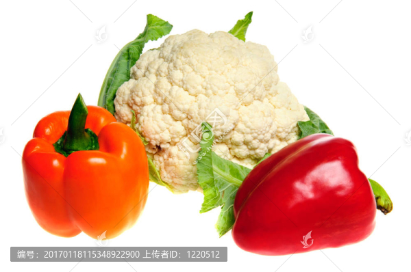 花椰菜和辣椒蔬菜
