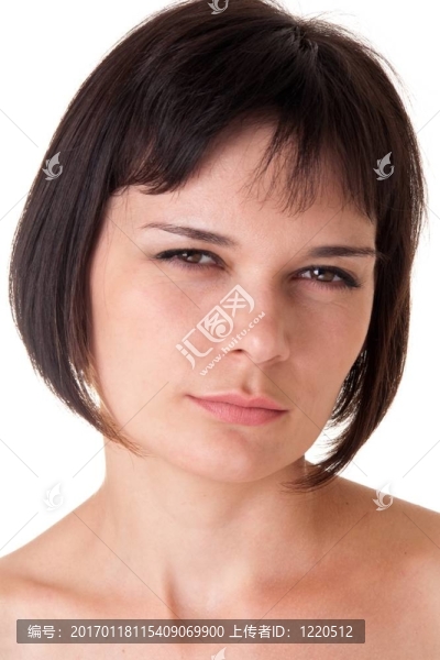 美麗的年輕女人近距離。