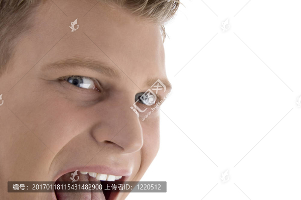 快樂男人的臉