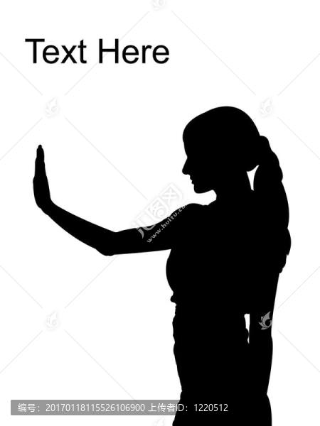 擺掌姿勢的女人