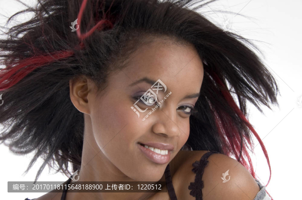 時尚美女模特的姿勢