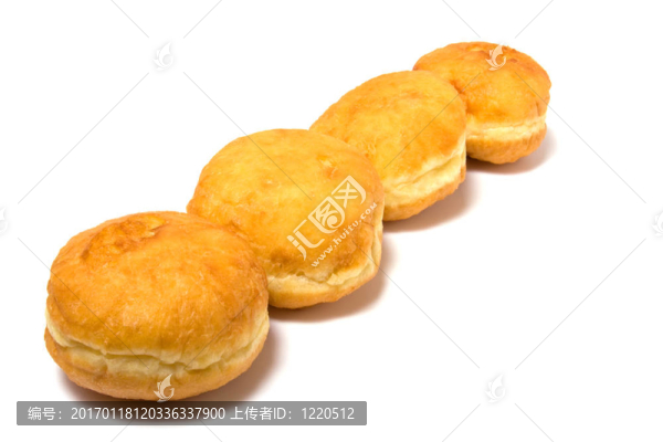炸圈餅白色隔離關閉