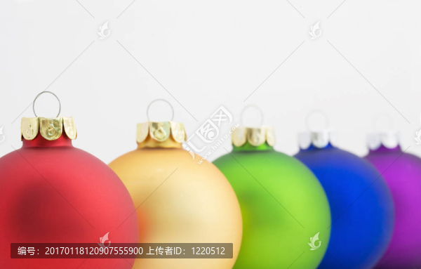 在一行中的裝飾品