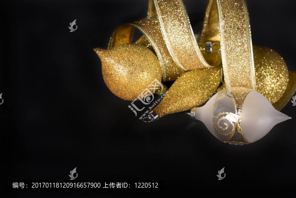 黃金圣誕裝飾品