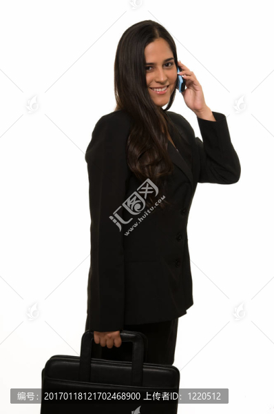 電話上的商業(yè)女人