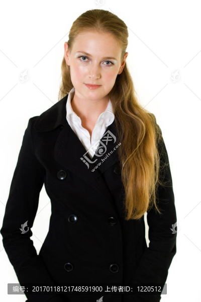 穿西裝的長(zhǎng)發(fā)女人