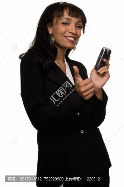 商業(yè)女性控股手機