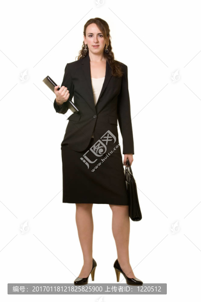 商務(wù)女性的全身