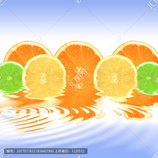 橙色；檸檬和石灰摘要
