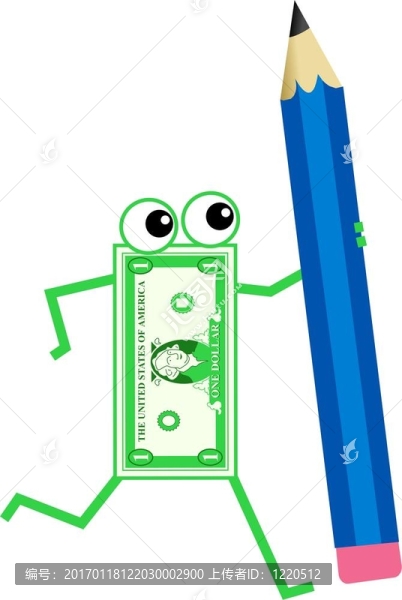 鉛筆美元-匯圖網(wǎng) www.fosd68.com 鉛筆美元