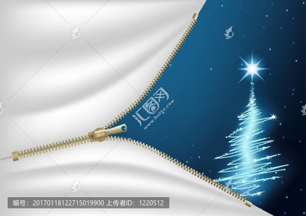 藍(lán)色圣誕背景