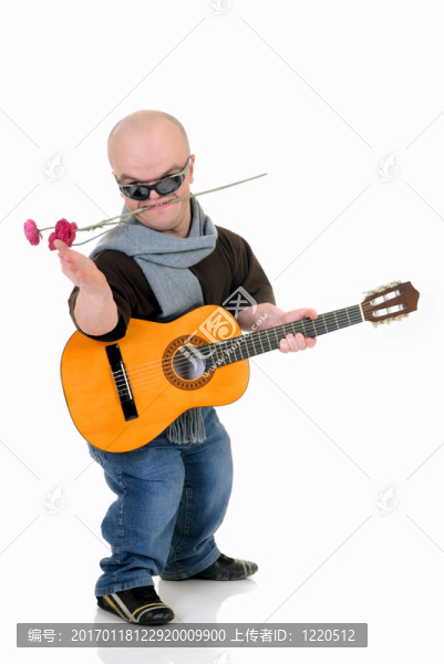 矮小的；有玫瑰的小矮人