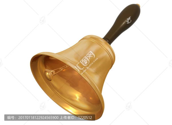 孤立的手搖鈴