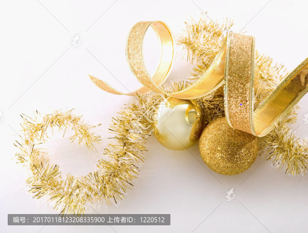 黃金圣誕裝飾品