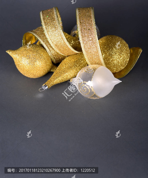 黃金圣誕裝飾品