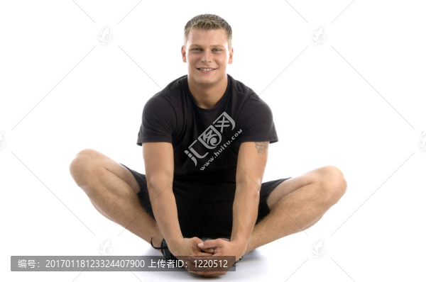 男性做運動