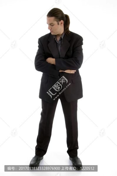 站在手的商人